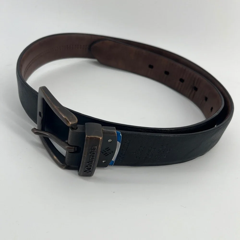Columbia Reversible Belt Synthetic Leather Mens Size 34-36 11CO120Z02